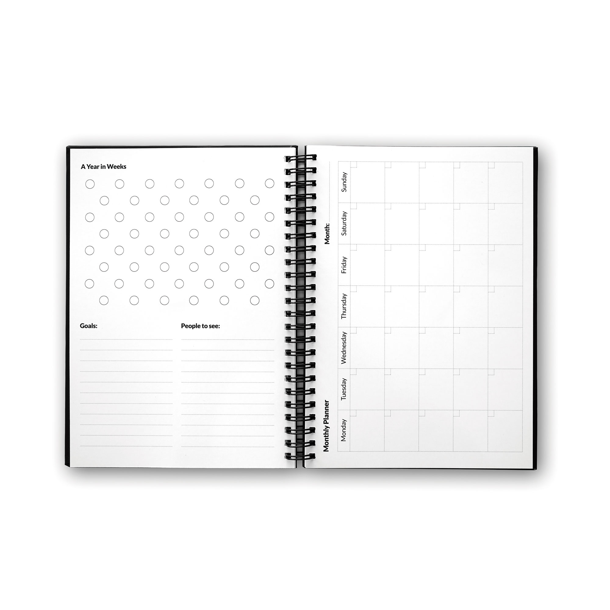 Infinitebook Planner A5 Preto ( Imagem 3 de 4 ) - Preview