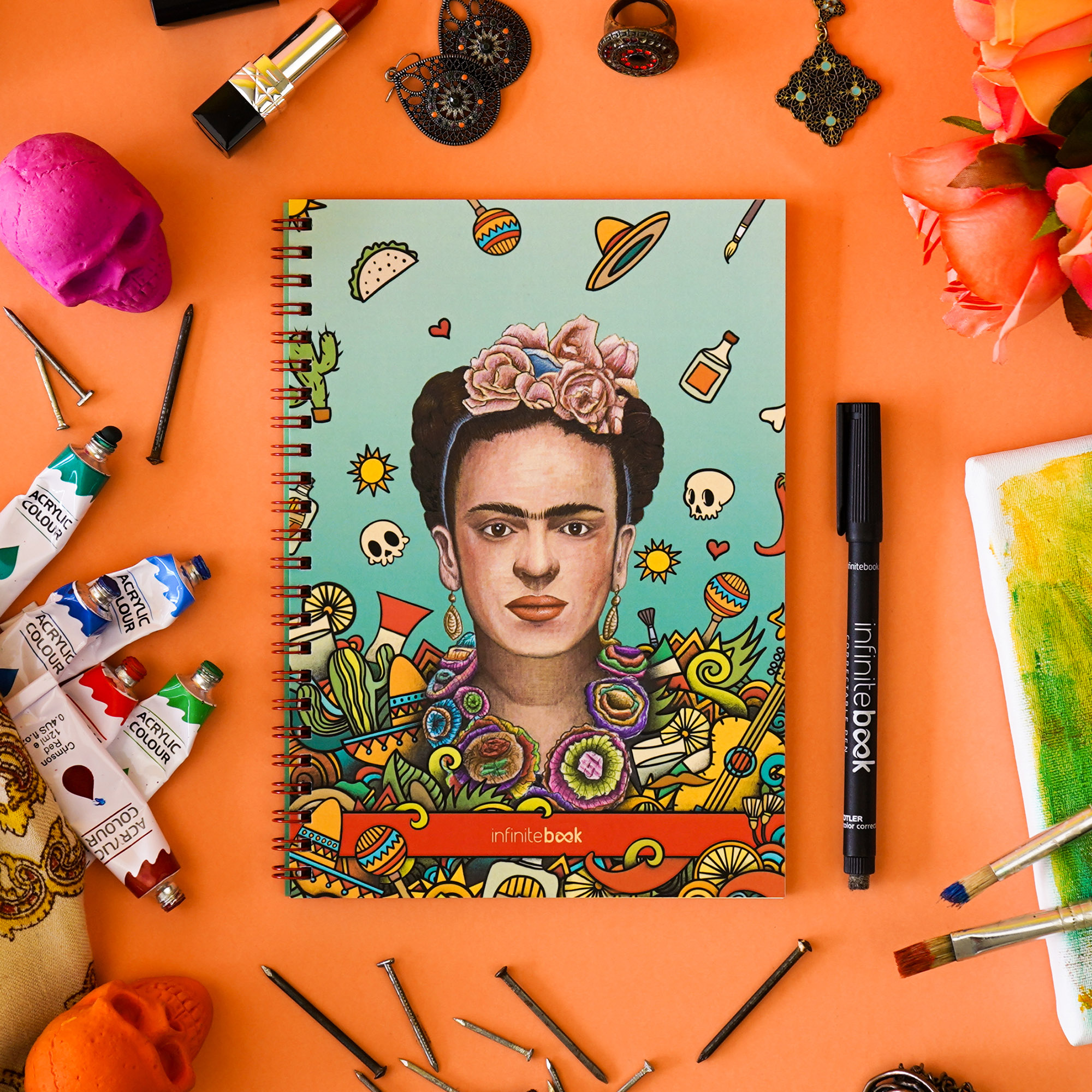 Infinitebook Frida Kahlo A5 ( Imagem 2 de 4 ) - Preview