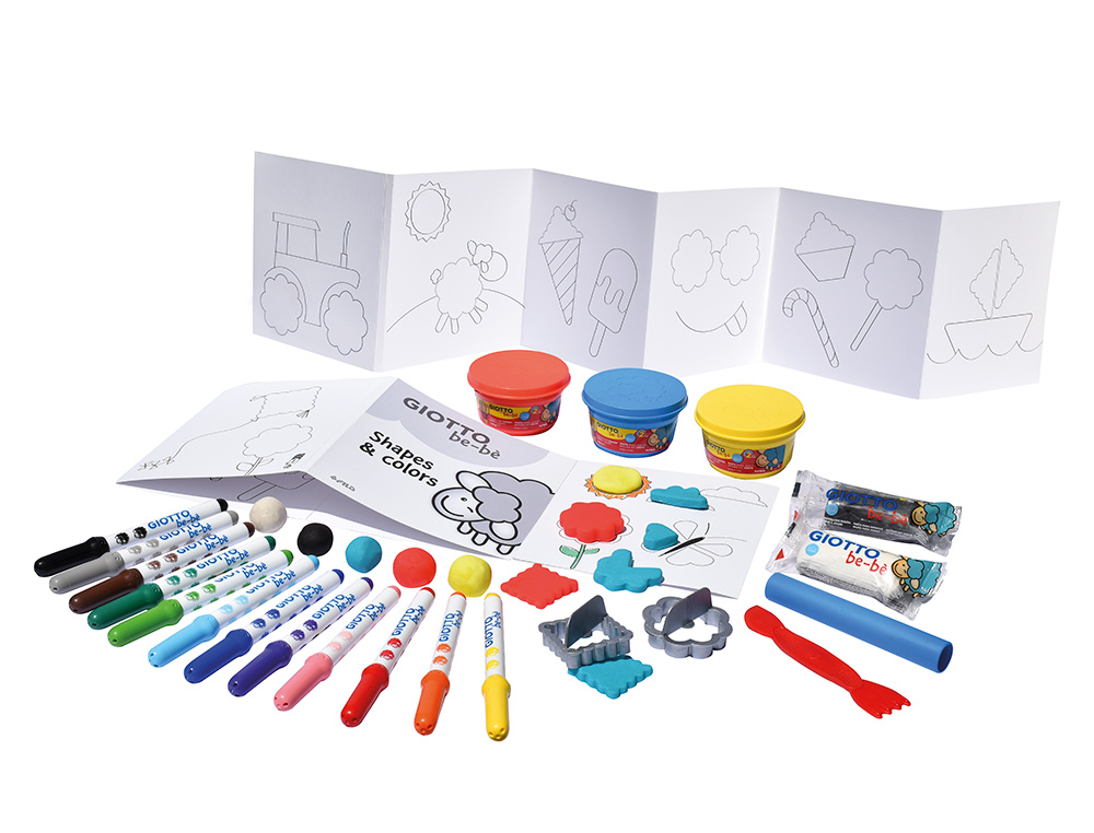 Conjunto criativo giotto be-be para colorir e modelar ( Imagem 2 de 2 ) - Preview
