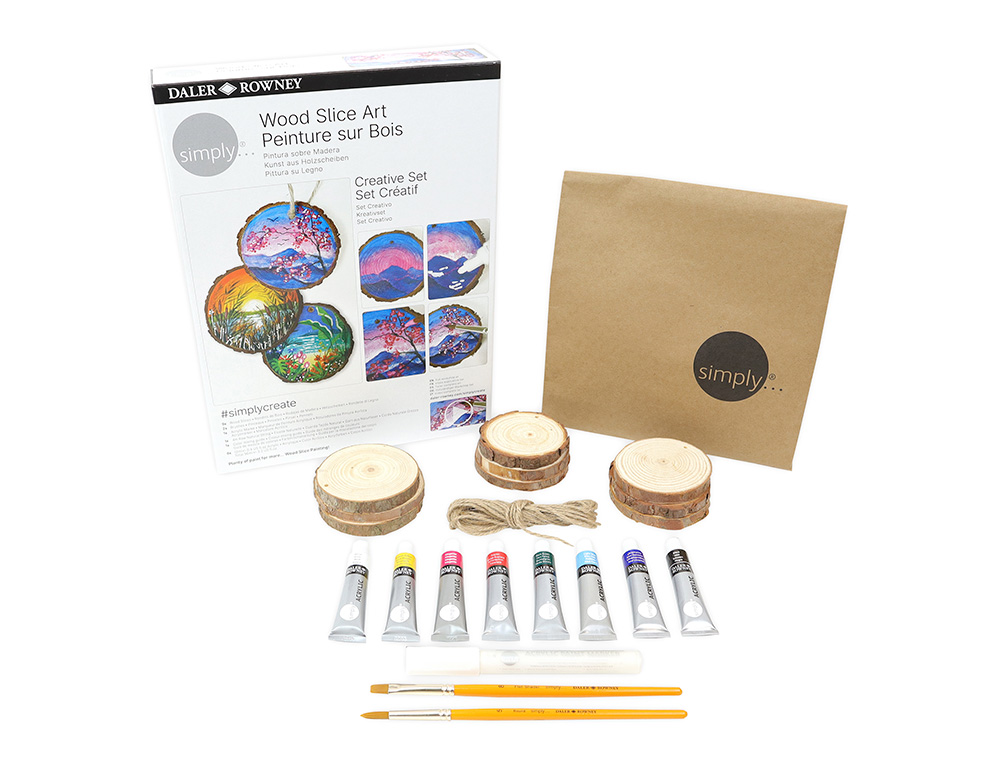 Conjunto de pintura daler rowney simply criativo pintura madeira ( Imagem 2 de 2 ) - Preview
