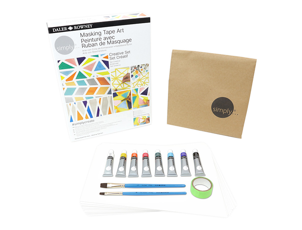 Conjunto de pintura daler rowney simply criativo masking ( Imagem 2 de 2 ) - Preview