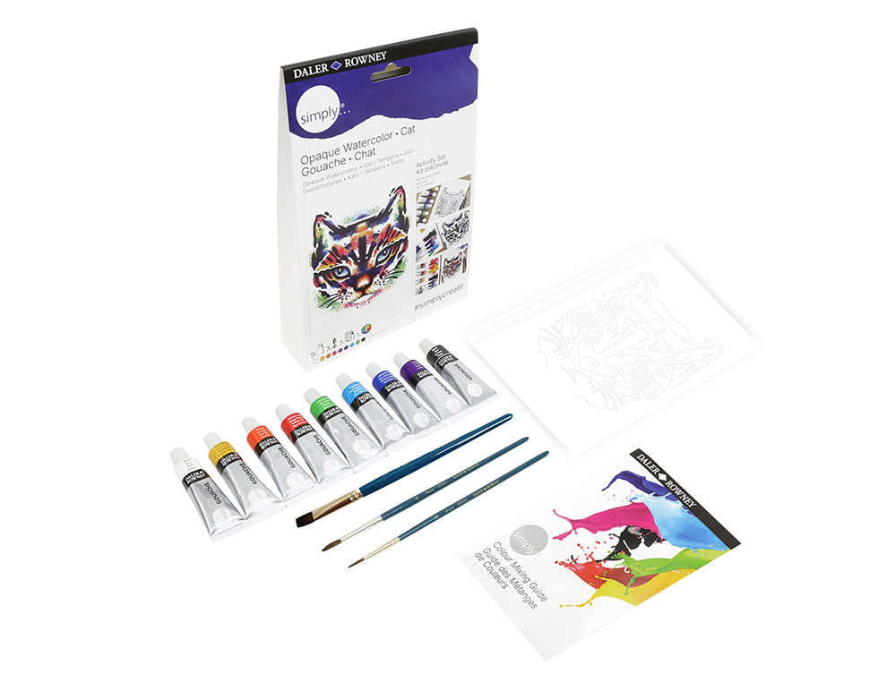 Conjunto de pintura guache daler rowney simply activity ( Imagem 2 de 2 ) - Preview