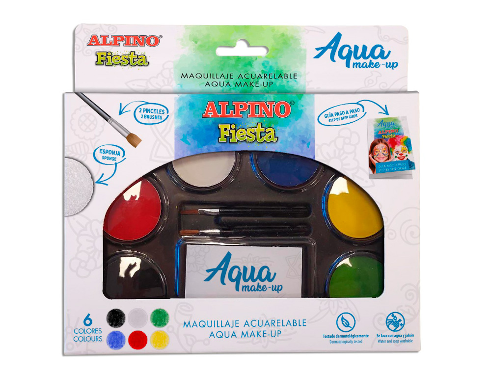 Paleta maquilhagem alpino aguarelavel pro 6 cores sortidas ( Imagem 2 de 2 ) - Preview