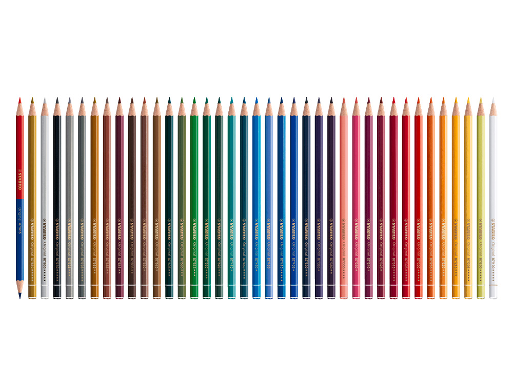 Lapis de cor stabilo aguarelaveis original arty estojo metalico de 24 cores sortidas ( Imagem 4 de 8 ) - Preview