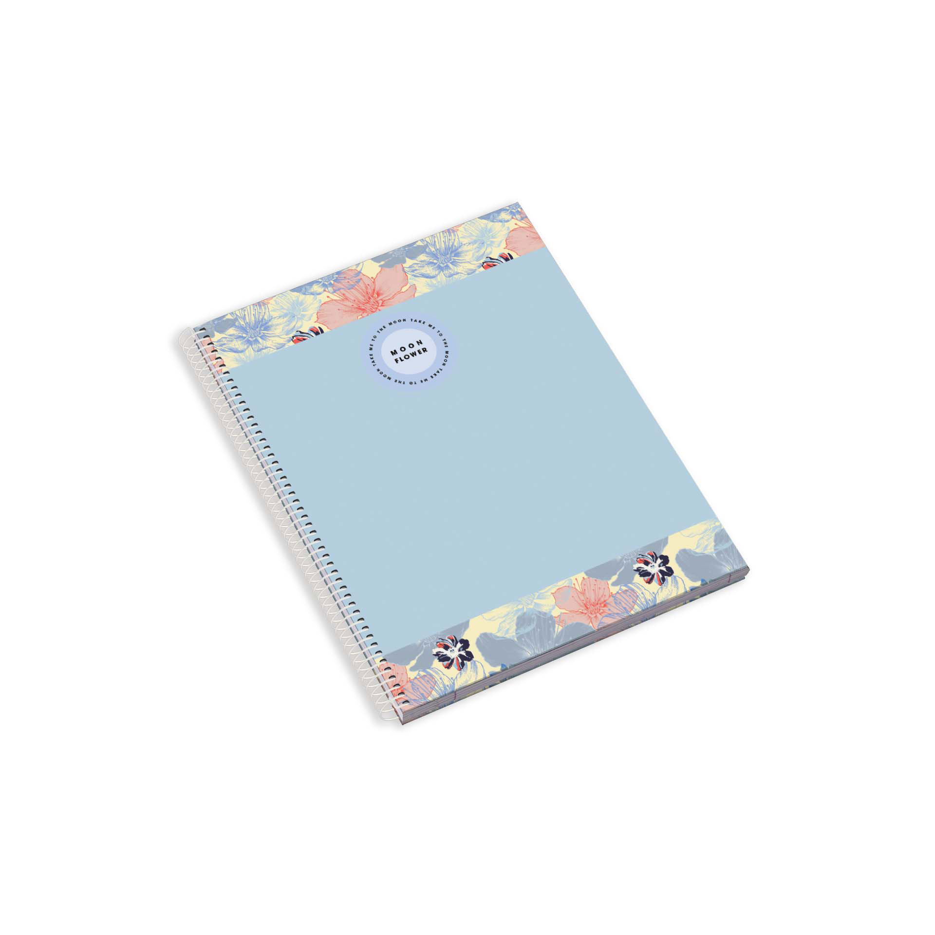 Caderno Espiral A5 Capa Dura Quadriculado Moonflower ( Imagem 4 de 7 ) - Preview