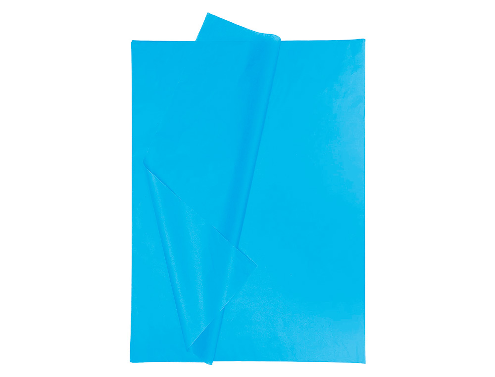 Papel seda liderpapel 52 x 76 cm 18 gr celeste ( Imagem 3 de 10 ) - Preview