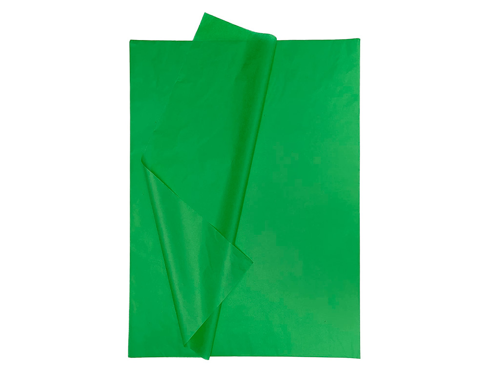 Papel seda liderpapel 52 x 76 cm 18 gr verde ( Imagem 4 de 10 ) - Preview