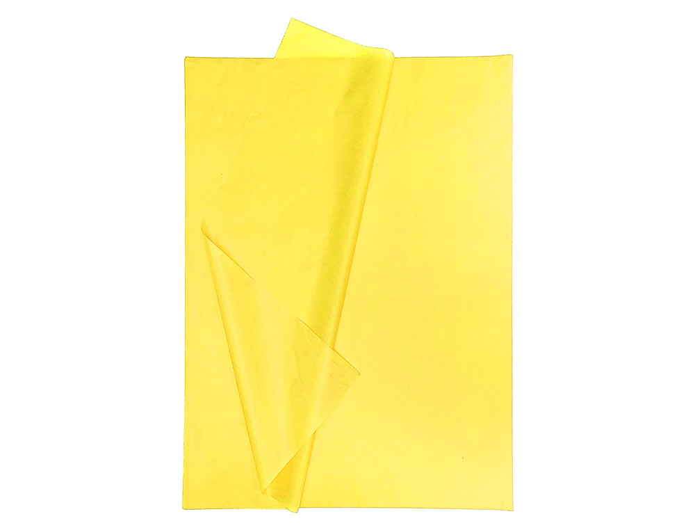 Papel seda liderpapel 52 x 76 cm 18 gr amarelo ( Imagem 3 de 10 ) - Preview