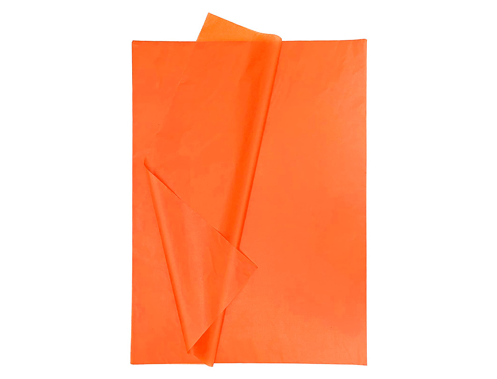 Papel seda liderpapel 52 x 76 cm 18 gr laranja ( Imagem 3 de 10 ) - Preview