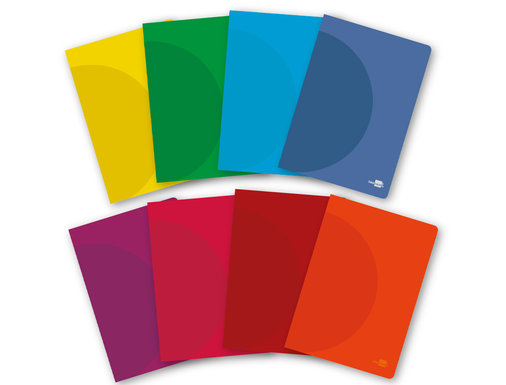 Caderno agrafado liderpapel 360 capa de plastico din a4 48 f 90 gr liso sem margem cores sortidas (8 unidades) ( Imagem 5 de 22 ) - Preview