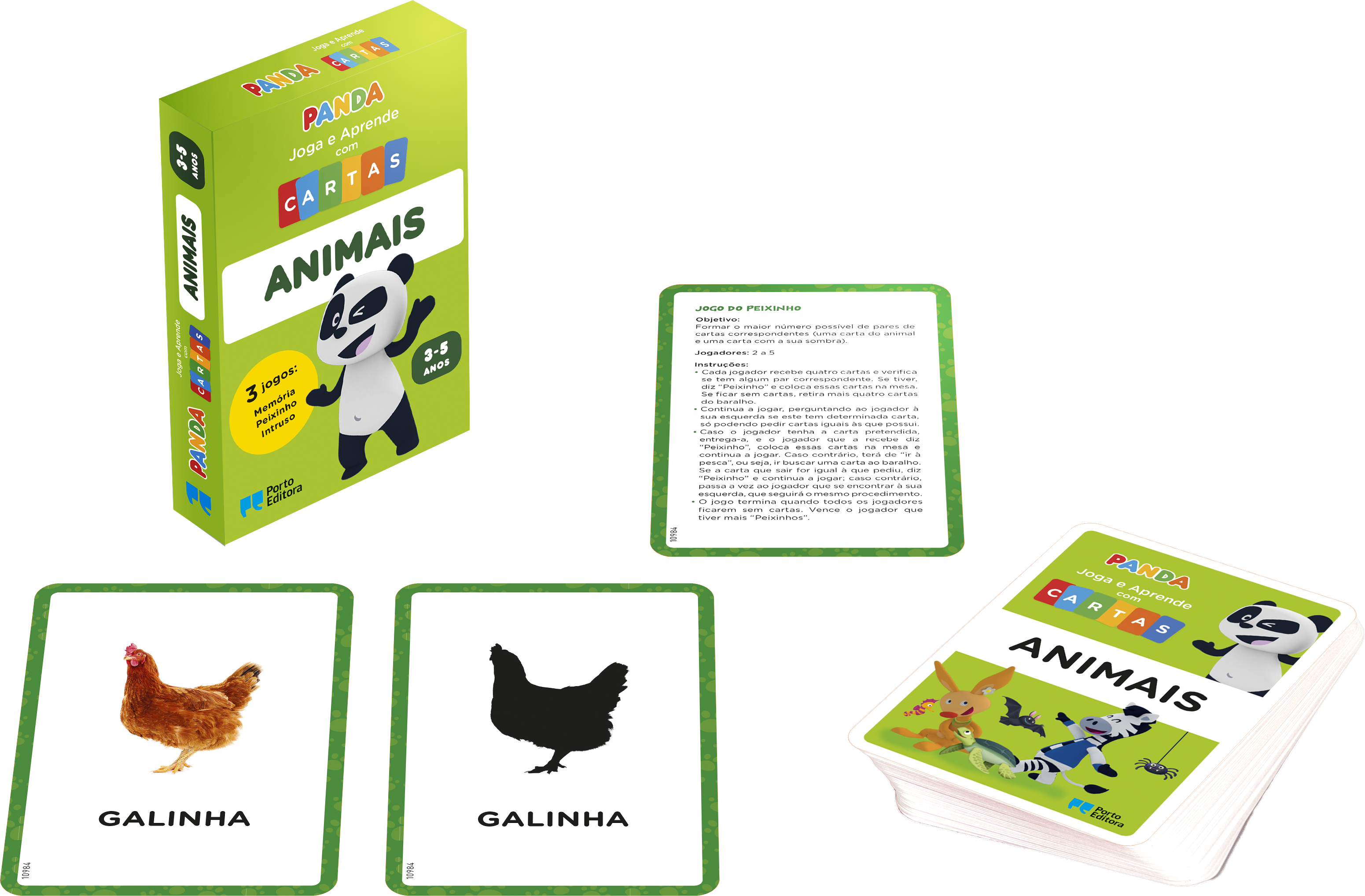 Canal Panda - Joga e Aprende com cartas - Animais ( Imagem 2 de 2 ) - Preview