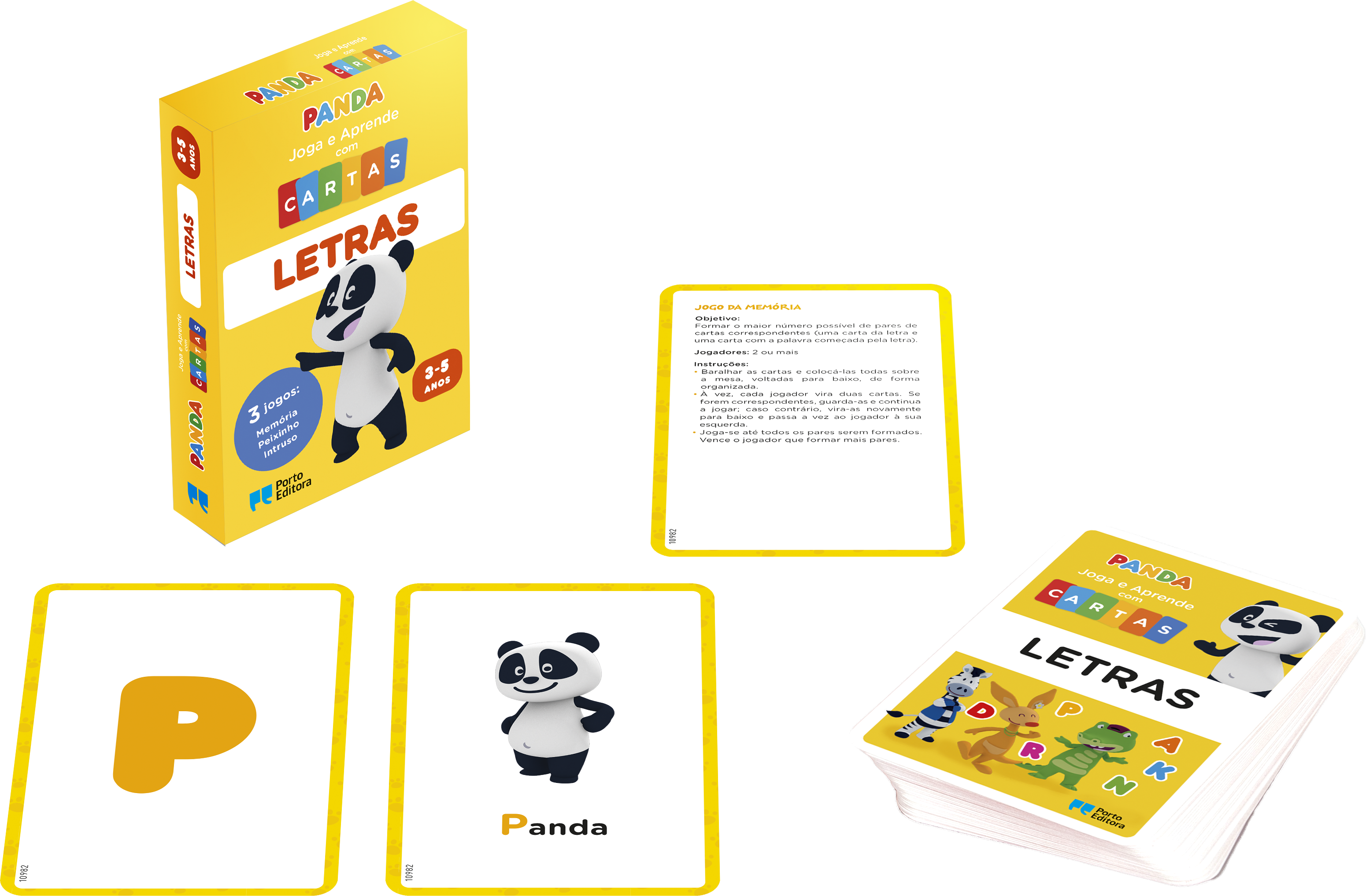 Canal Panda - Joga e Aprende com cartas - Letras ( Imagem 2 de 2 ) - Preview