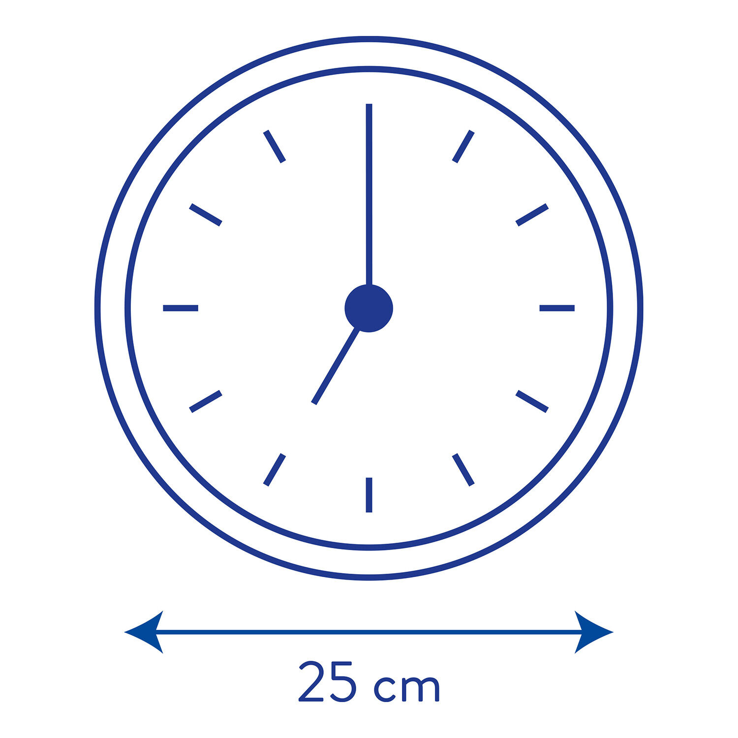Relogio De Parede Oxford 25Cm Preto 400173572 ( Imagem 3 de 3 ) - Preview