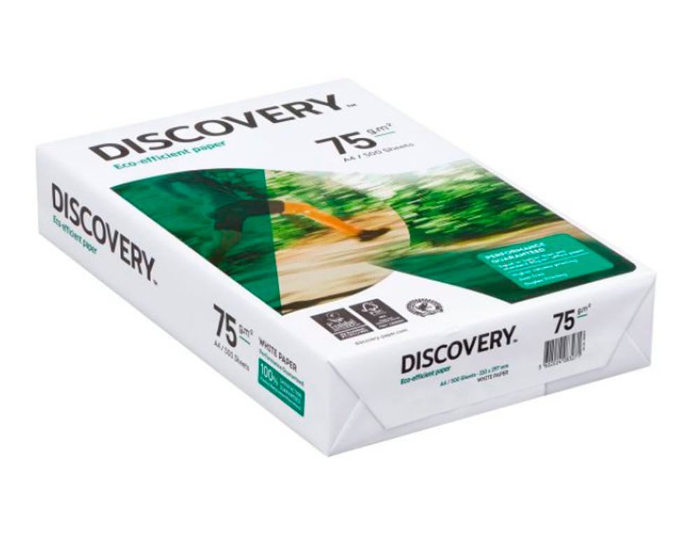 Papel de Fotocópia Discovery A4 de 75 gramas Embalagem de 500 folhas ( Imagem 4 de 7 ) - Preview