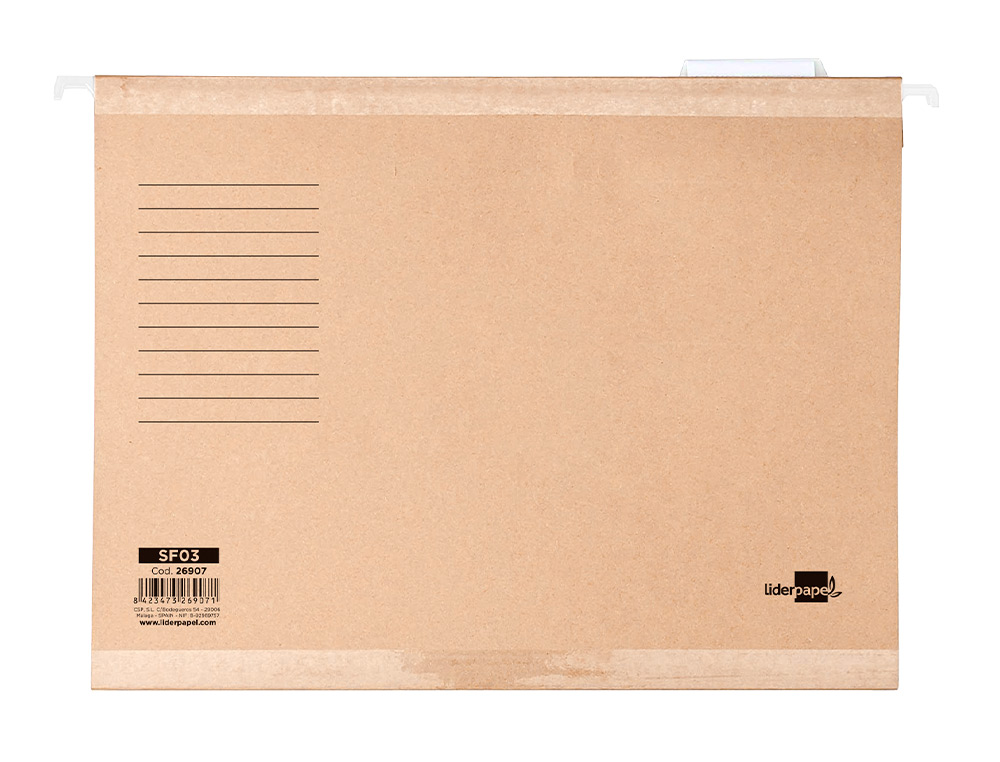 Capas de suspensao liderpapel folio prolongado (10 unidades) ( Imagem 3 de 14 ) - Preview
