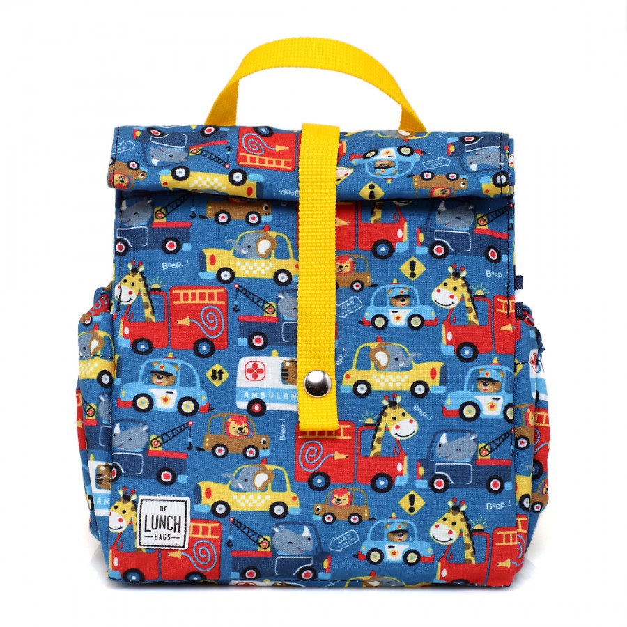 Lancheira Termica The Lunch Bags Kids Cars 24X21X16Cm Ko02Cars ( Imagem 2 de 4 ) - Preview