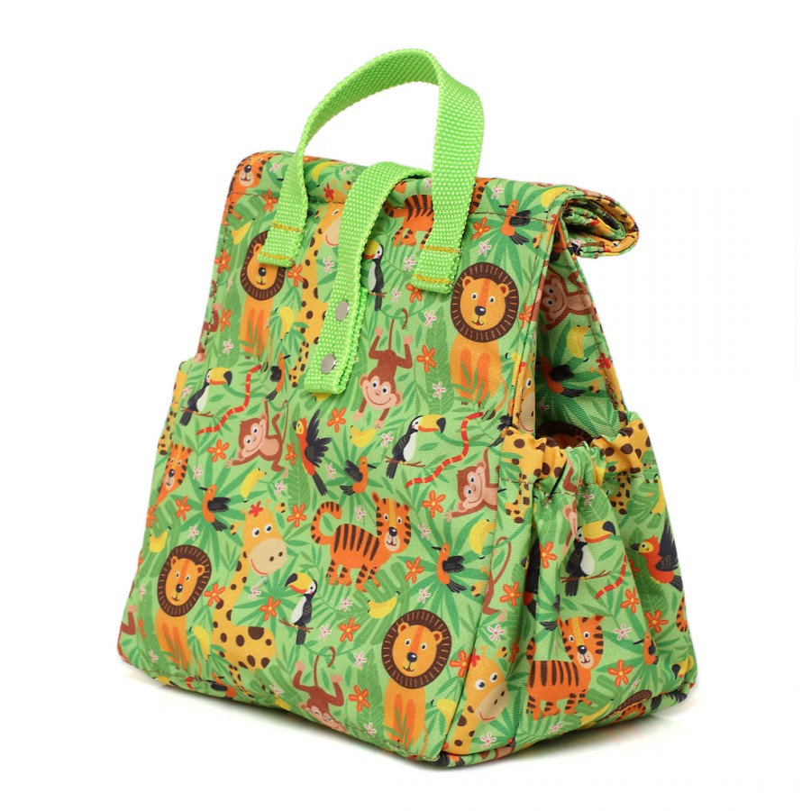 Lancheira Termica The Lunch Bags Kids Jungle 24X21X16Cm Ko01Jungle ( Imagem 4 de 4 ) - Preview