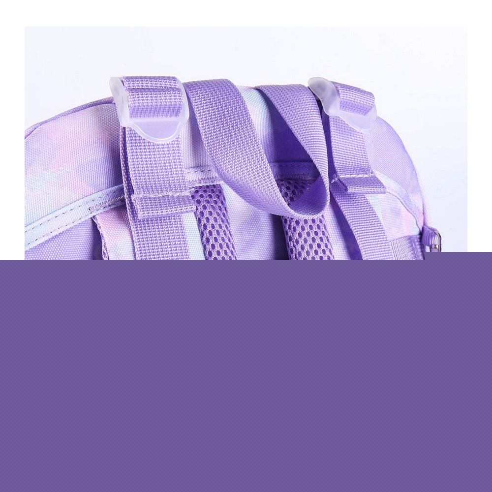 Mochila Escolar Frozen Lilás (32 x 18,5 x 44 cm) ( Imagem 3 de 4 ) - Preview