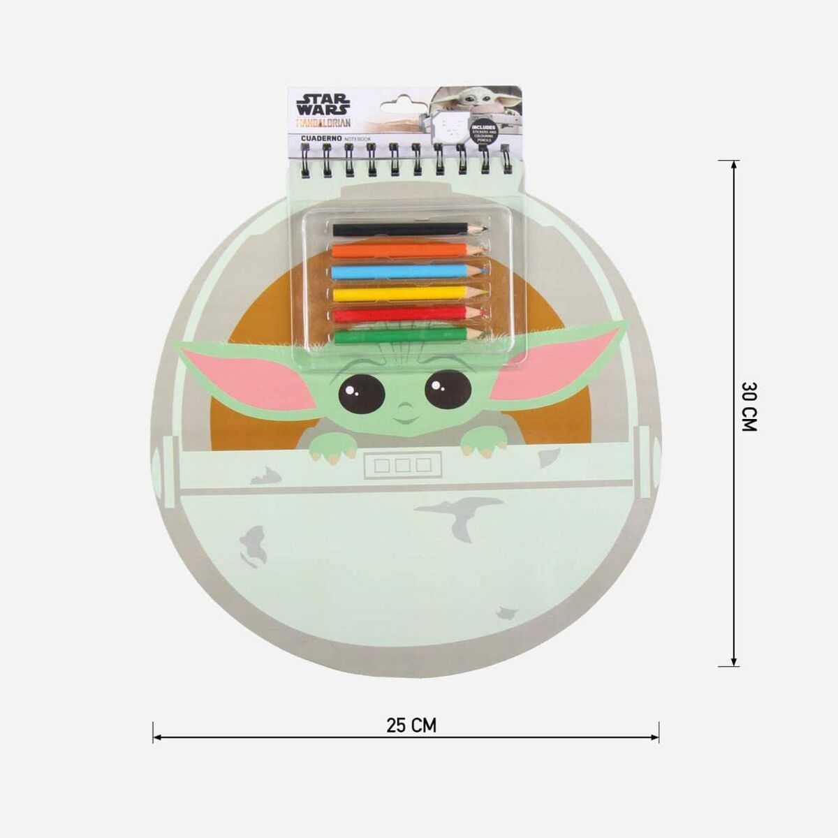 Set de Papelaria The Mandalorian Caderno (30 x 30 x 1 cm) ( Imagem 4 de 4 ) - Preview