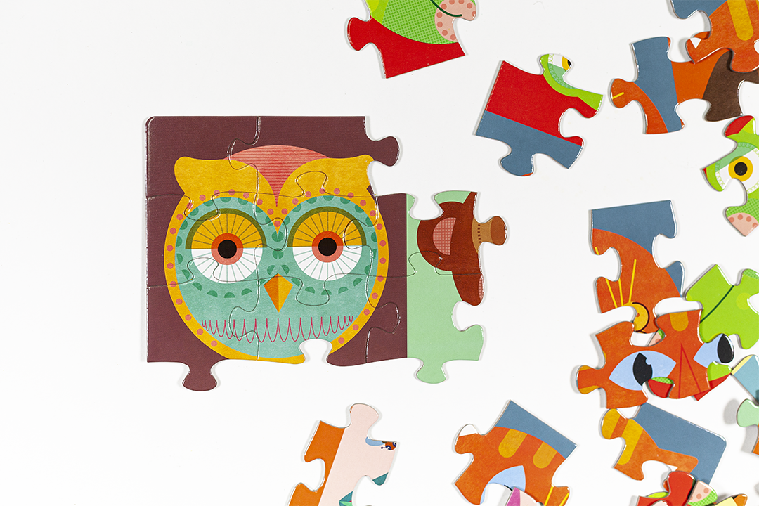 Puzzle Animals - 100 Peças ( Imagem 4 de 4 ) - Preview