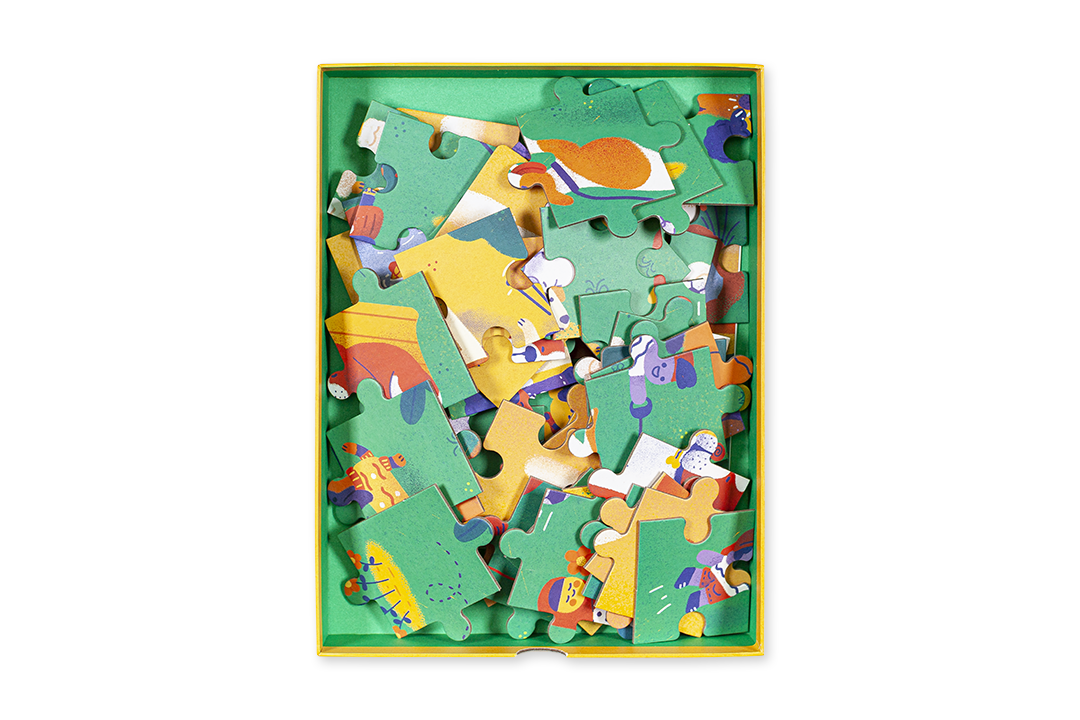 Puzzle Dogs - 54 Peças ( Imagem 2 de 4 ) - Preview