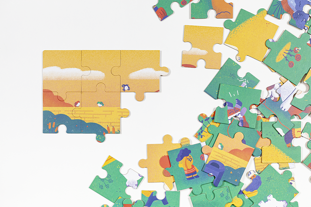 Puzzle Dogs - 54 Peças ( Imagem 3 de 4 ) - Preview
