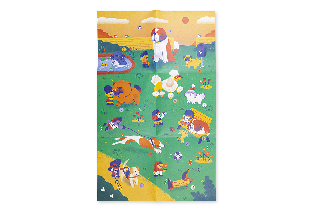 Puzzle Dogs - 54 Peças ( Imagem 4 de 4 ) - Preview