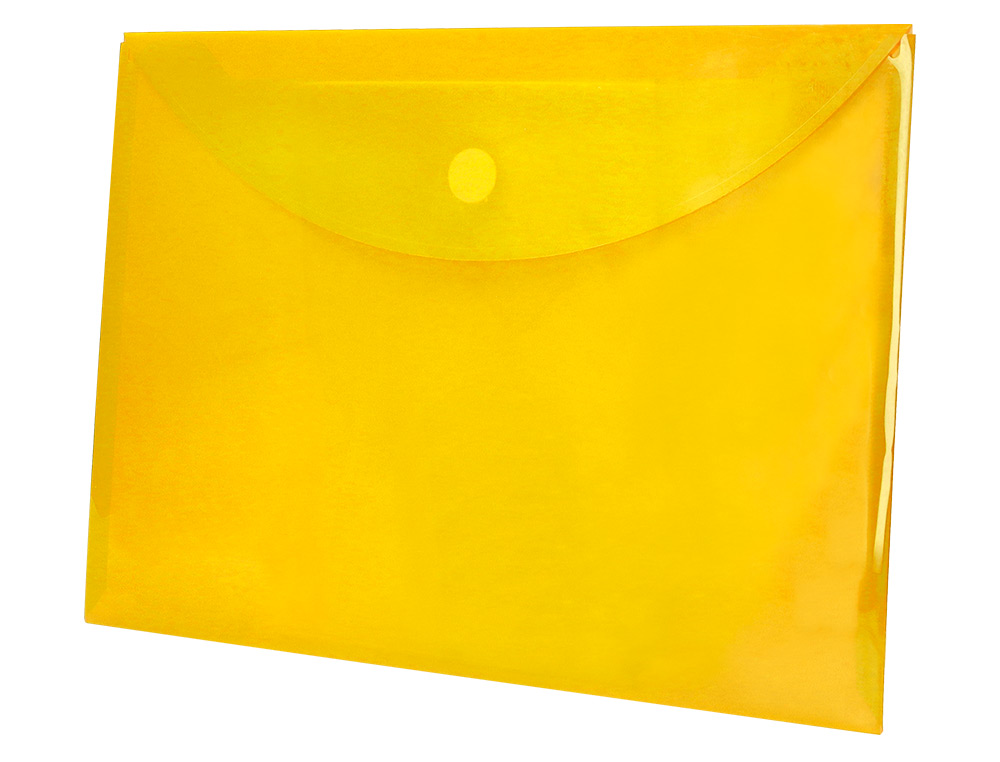 Bolsa porta documentos liderpapel din a4 amarelo (12 unidades) ( Imagem 4 de 12 ) - Preview