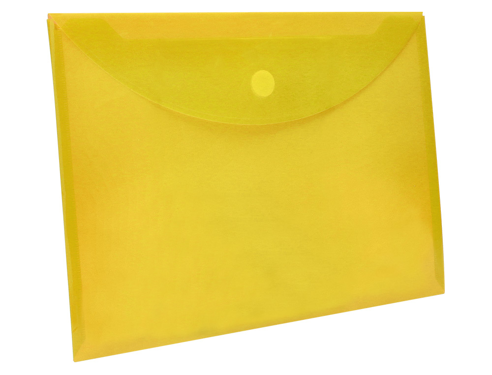 Bolsa porta documentos liderpapel din a4 amarelo (12 unidades) ( Imagem 5 de 12 ) - Preview