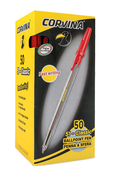 Esferografica Corvina 51 Classic Vermelho 40163/03 ( Imagem 2 de 4 ) - Preview