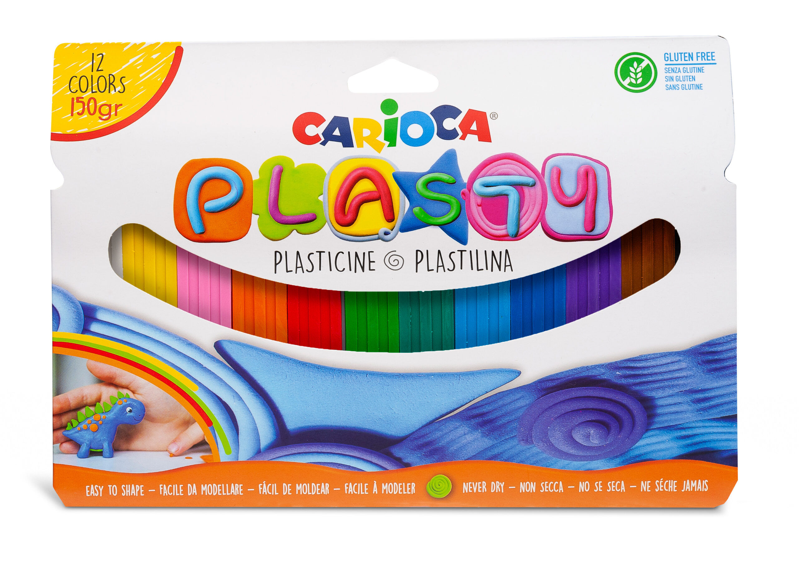 Plasticina Carioca 12 Cores X 12.5gr 42691 ( Imagem 2 de 2 ) - Preview
