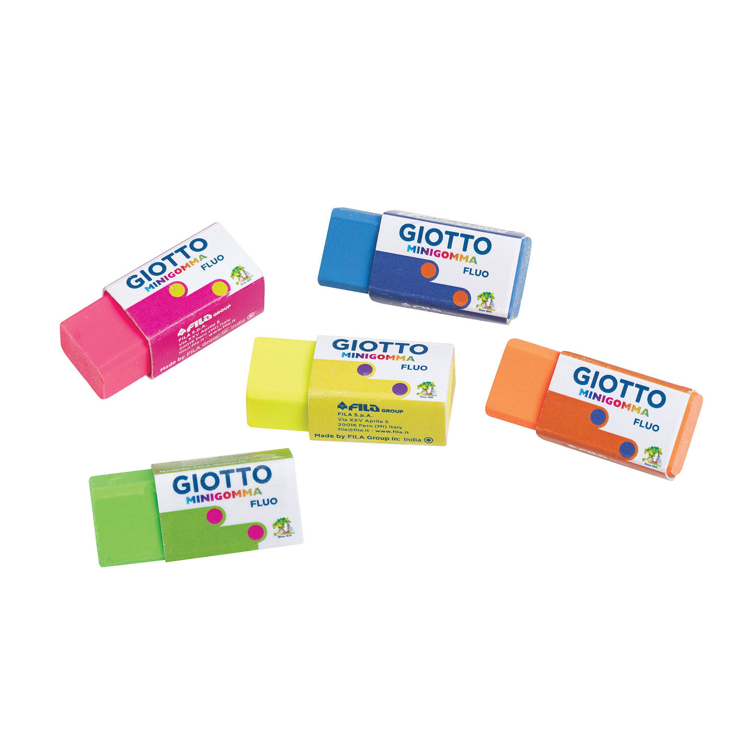 Borracha Giotto Gomma Fluo Sortido F232700 ( Imagem 2 de 4 ) - Preview