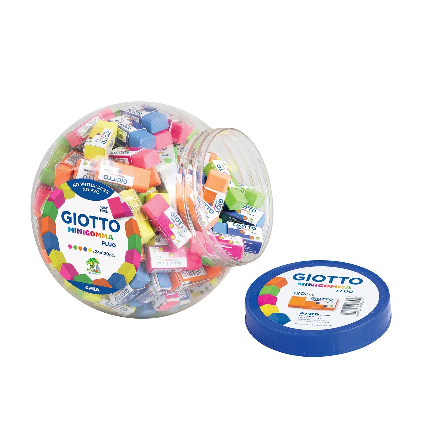 Borracha Giotto Gomma Fluo Sortido F232700 ( Imagem 4 de 4 ) - Preview