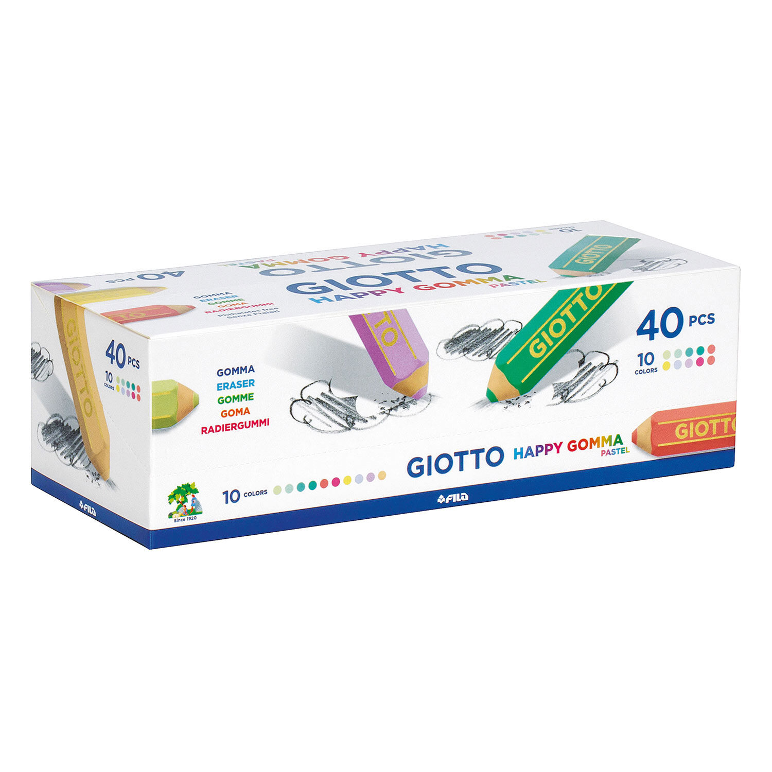 Borracha Giotto Happy Gomma Pastel Sortido 234000 ( Imagem 3 de 4 ) - Preview