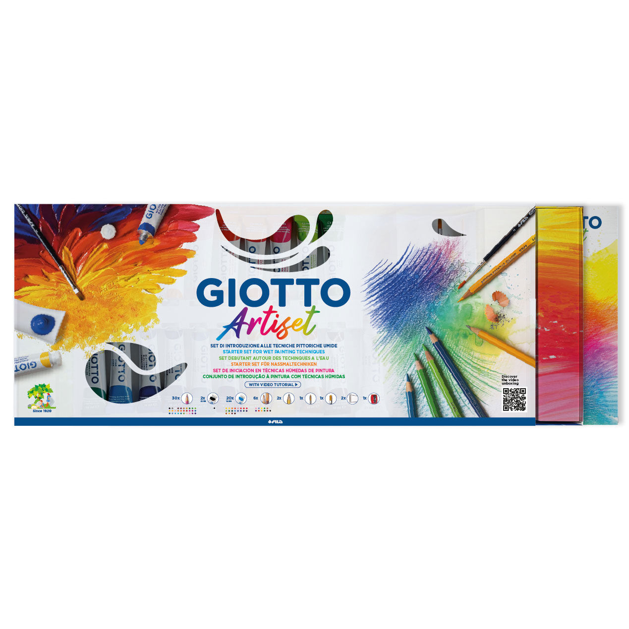 Conjunto De Introducao A Pintura Giotto Artiset C/65 Pecas F270200 ( Imagem 2 de 4 ) - Preview