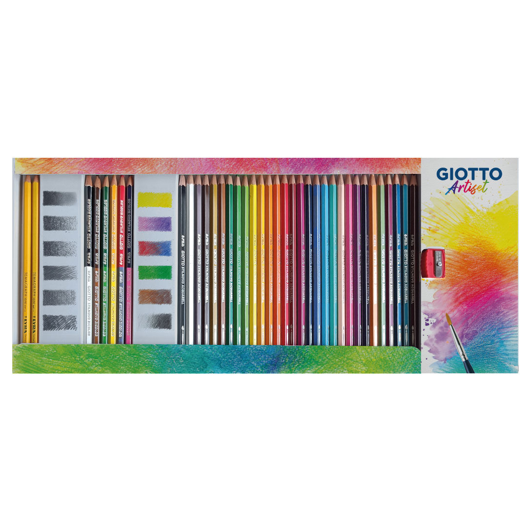 Conjunto De Introducao A Pintura Giotto Artiset C/65 Pecas F270200 ( Imagem 3 de 4 ) - Preview