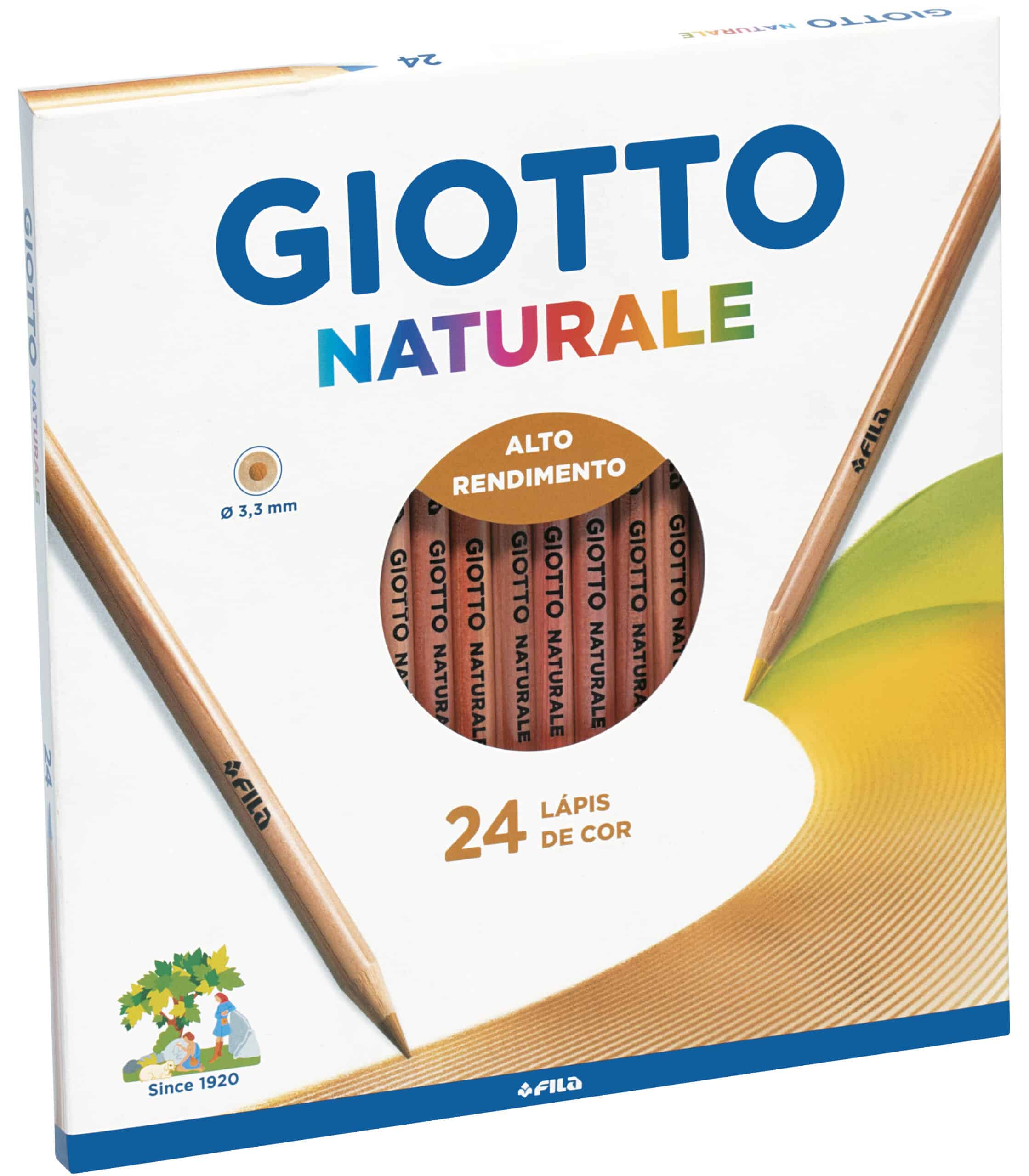 Lapis De Cor Giotto Natural 222400 C/24 ( Imagem 2 de 2 ) - Preview