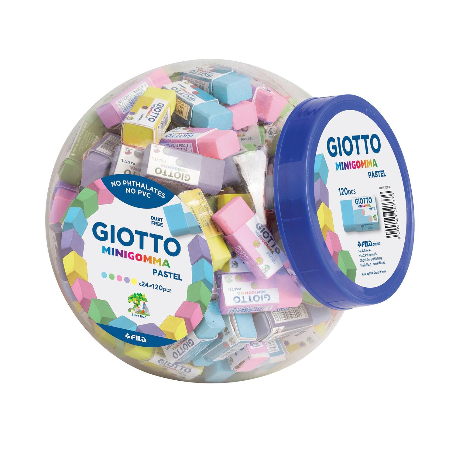 GIOTTO - MINI BORRACHA PASTEL - 233900 ( Imagem 3 de 4 ) - Preview
