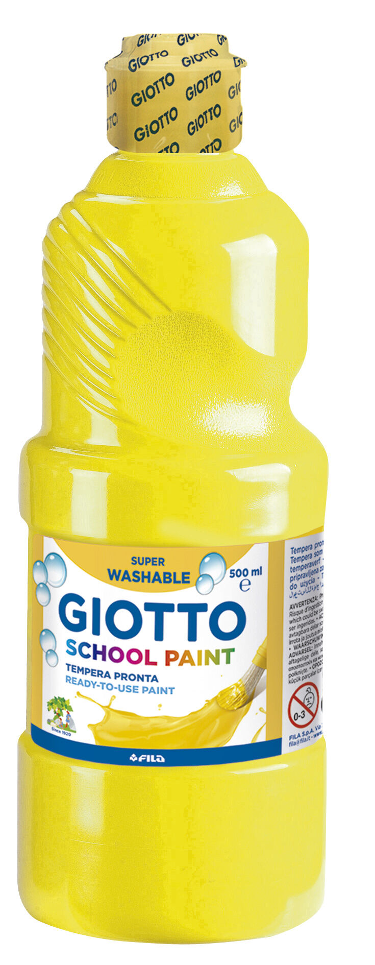 Guache Escolar Lavável, Cor Amarelo - Giotto - 500 ml ( Imagem 3 de 3 ) - Preview