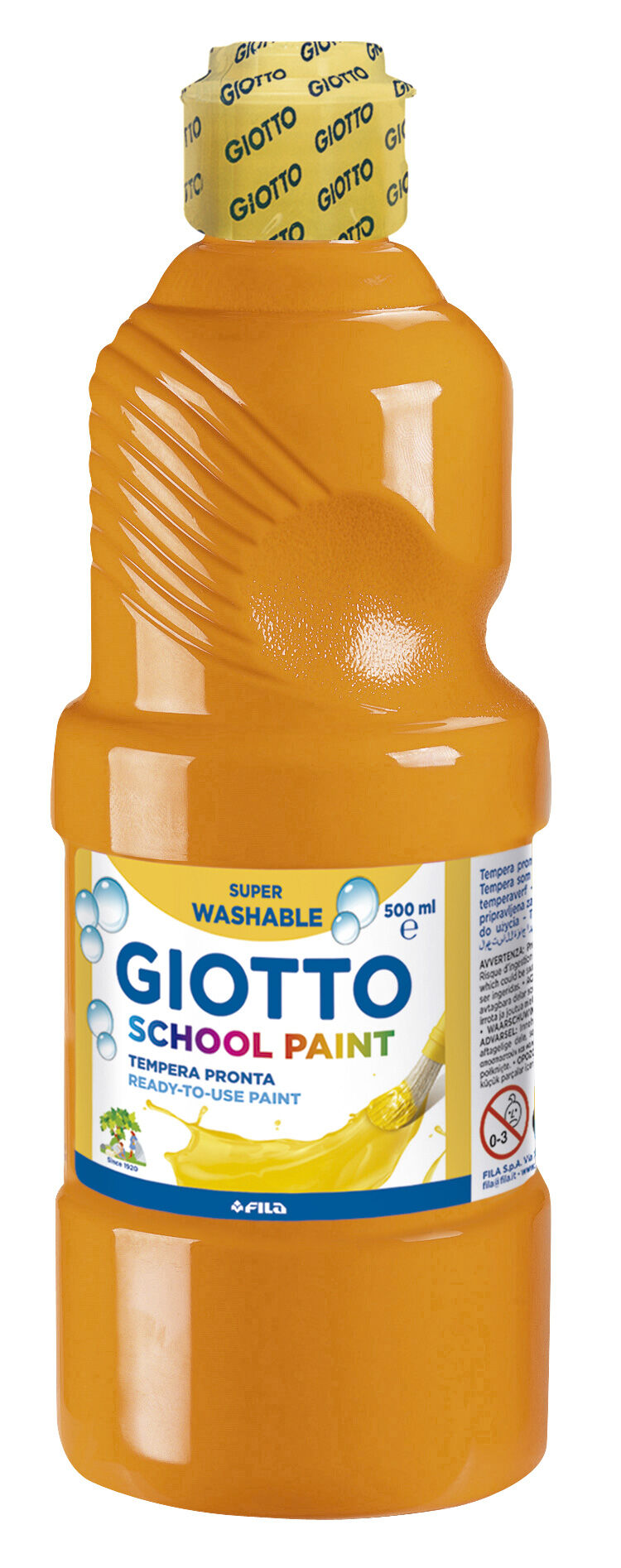 Guache Escolar Lavável, Cor Laranja - Giotto - 500 ml ( Imagem 2 de 3 ) - Preview