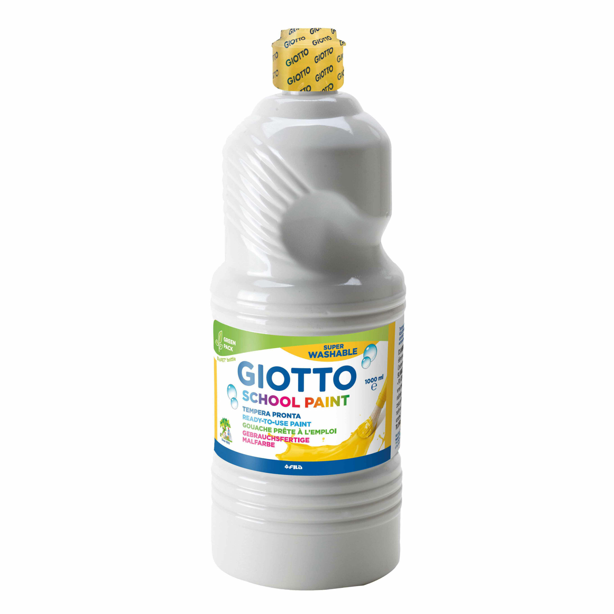 Guache escolar lavavel giotto 1000 ml branco ( Imagem 5 de 5 ) - Preview