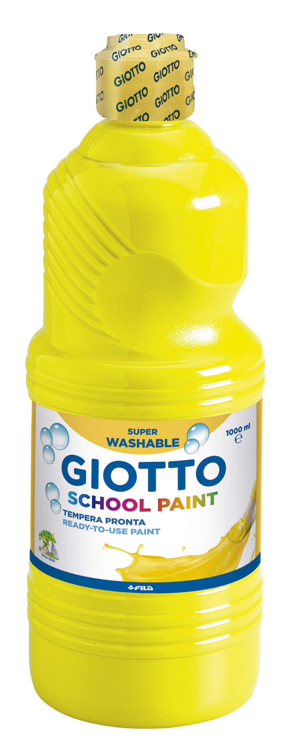 Guache escolar lavavel giotto 1000 ml amarelo ( Imagem 4 de 5 ) - Preview