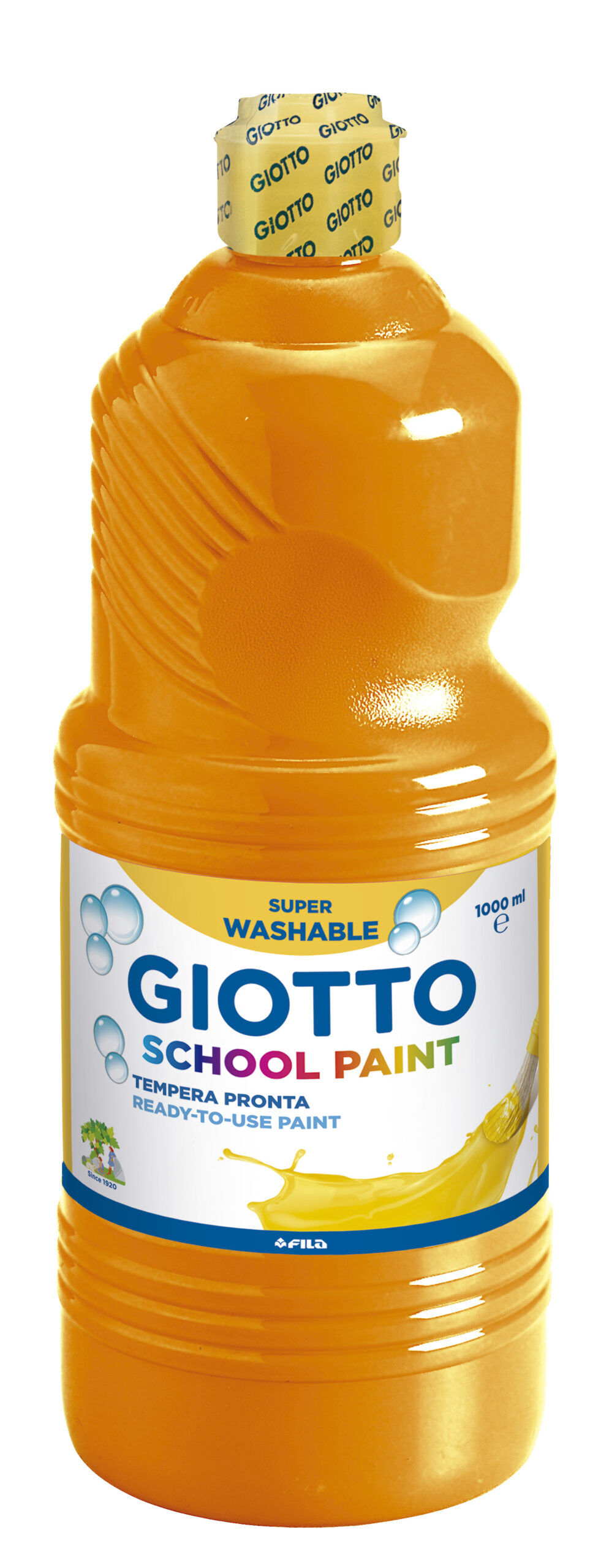 Guache escolar lavavel giotto 1000 ml laranja ( Imagem 2 de 5 ) - Preview