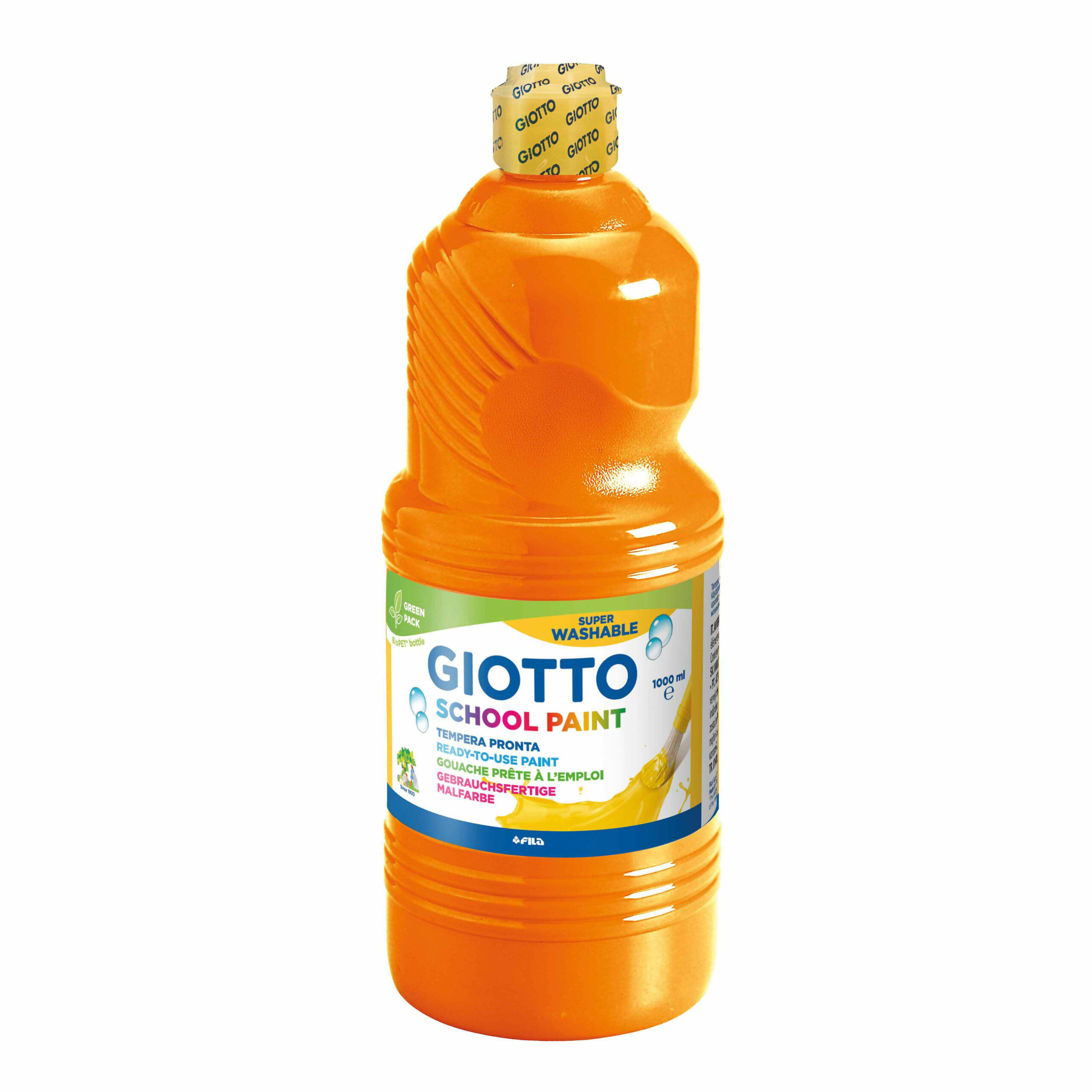Guache escolar lavavel giotto 1000 ml laranja ( Imagem 4 de 5 ) - Preview