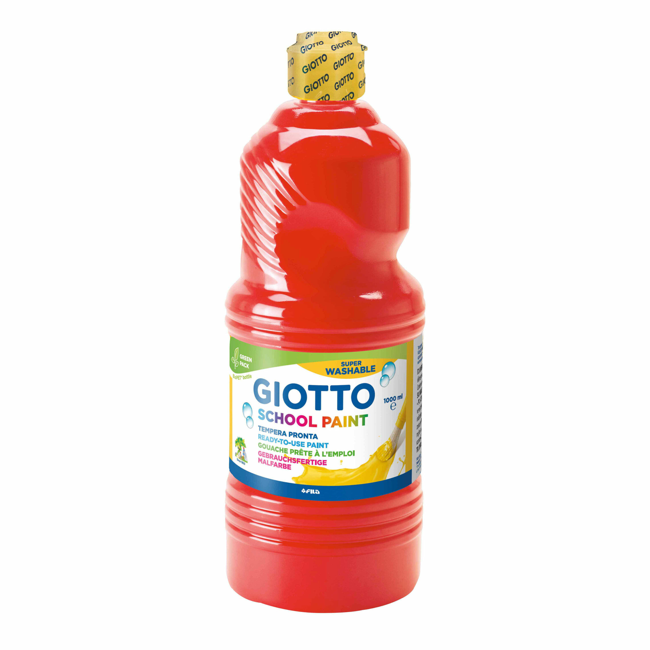 Guache escolar lavavel giotto 1000 ml vermelho escarlate ( Imagem 5 de 5 ) - Preview