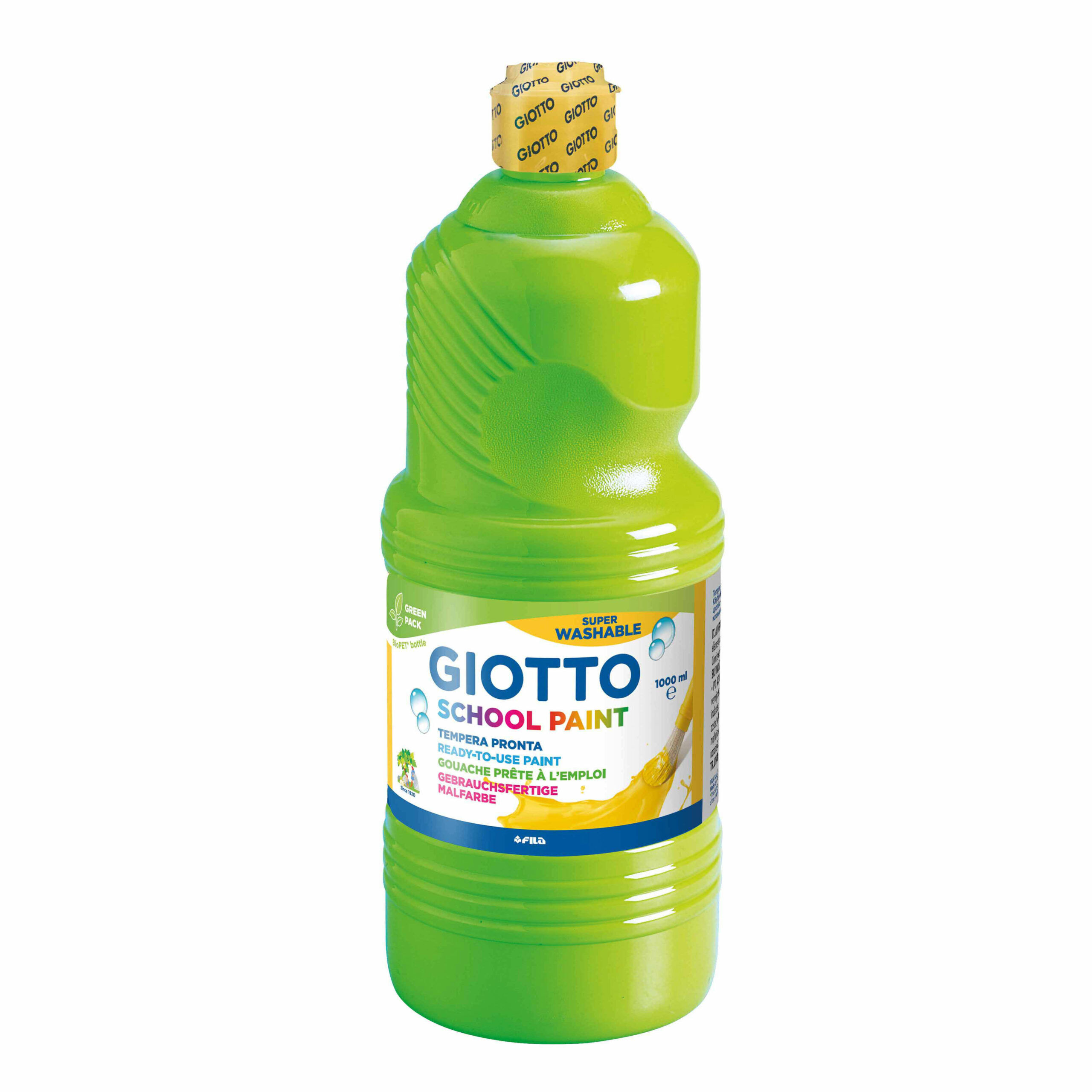 Guache escolar lavavel giotto 1000 ml verde cinabrio ( Imagem 5 de 5 ) - Preview