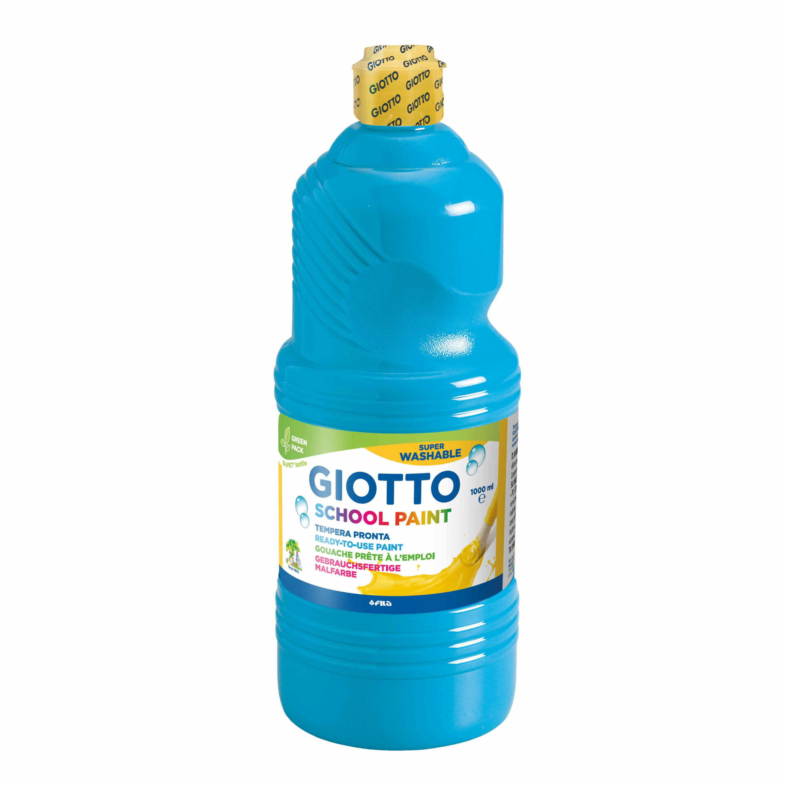 Guache escolar lavavel giotto 1000 ml azul cyan ( Imagem 4 de 7 ) - Preview