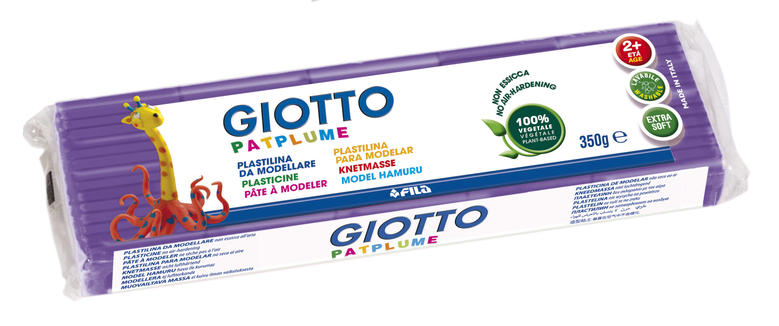 Plasticina Giotto Patplume 350g Violeta ( Imagem 2 de 2 ) - Preview