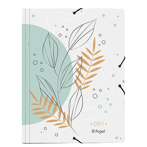 Capa com Elásticos Zen A4 ( Imagem 2 de 3 ) - Preview