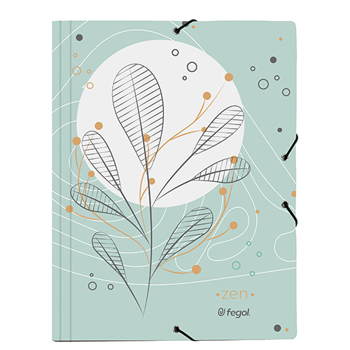 Capa com Elásticos Zen A4 ( Imagem 3 de 3 ) - Preview
